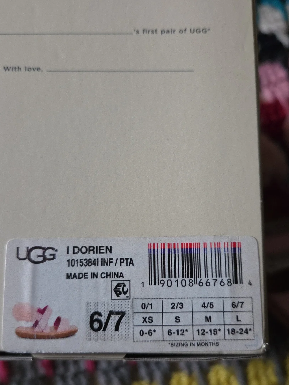 UGG baby crib